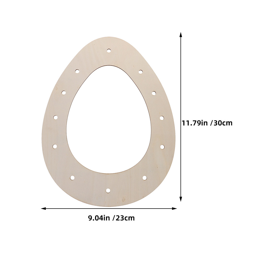 Armação de coroa de Páscoa DIY - Wood Ring Blank avaliação e preço