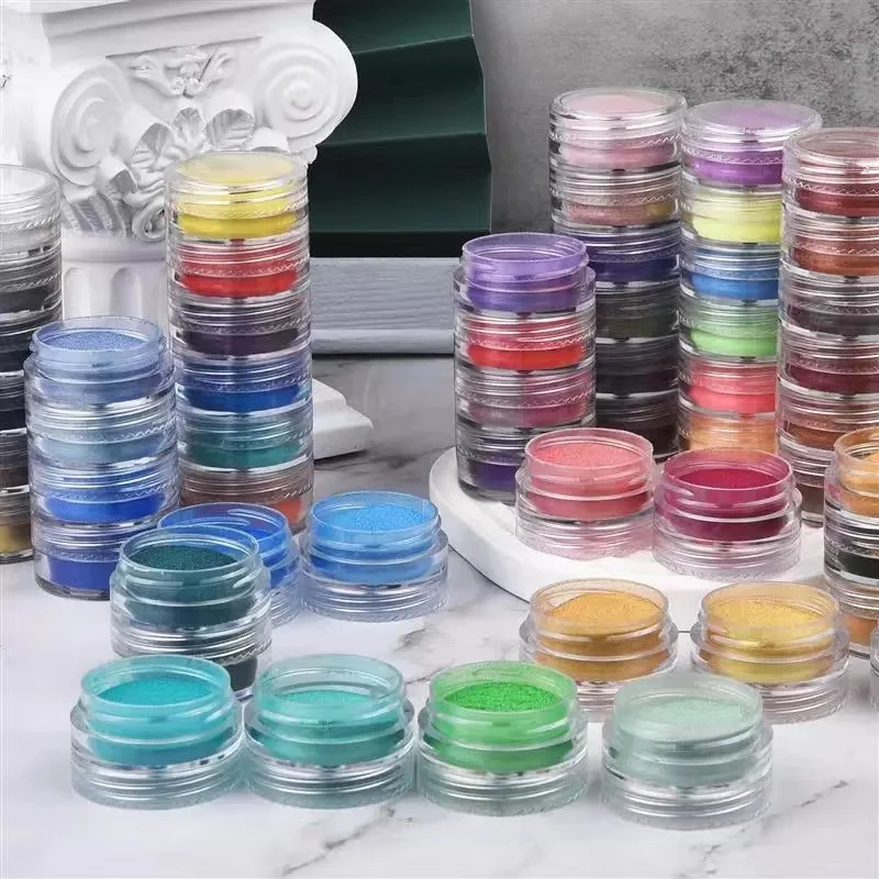 6 unidades de pigmento mineral - Resin Glitter Pack avaliação e preço