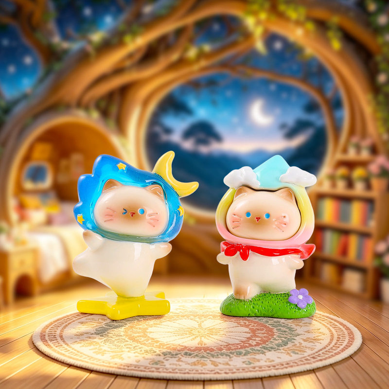 Série de Figuras de Gato Fofo  - Resin Craft Ideas avaliação e preço